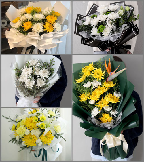 广东汕尾市海丰县城东镇名园村白事花束代送